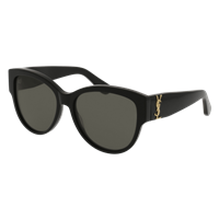 Occhiali da sole Saint Laurent Donna SL M95/F005-BLACK-BLACK-GREY56 - SL M95/F005-BLACK-BLACK-GREY56